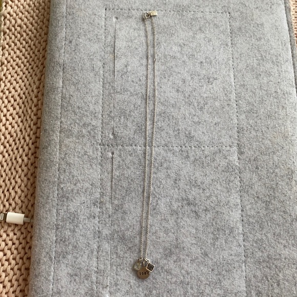 b.u charm necklace with tiger stone and moonstone - Picture 1 of 3